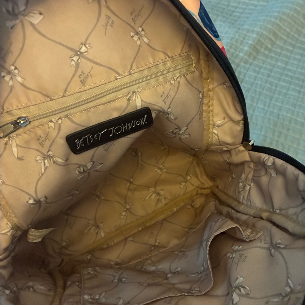 Betsey Johnson Colorful Book Bag - Picture 4 of 7